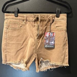 Born Primitive Brown Jean Shorts for Women